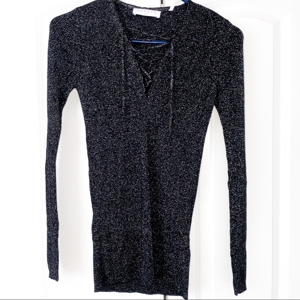 Sandro Paris shimmer top size S